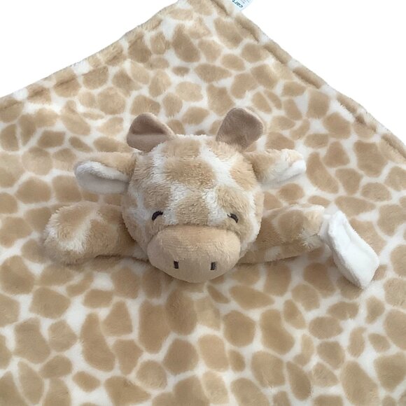 Carters Plush Giraffe Security Blanket 13” Soft Cuddly Lovey Baby Toy Animal - Picture 2 of 5